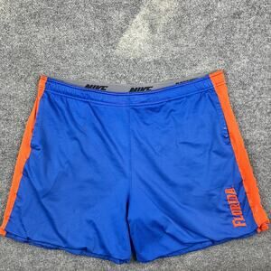 Nike Florida Gators Shorts Mens Size XL Blue Orange Dri-Fit Mesh College Logo